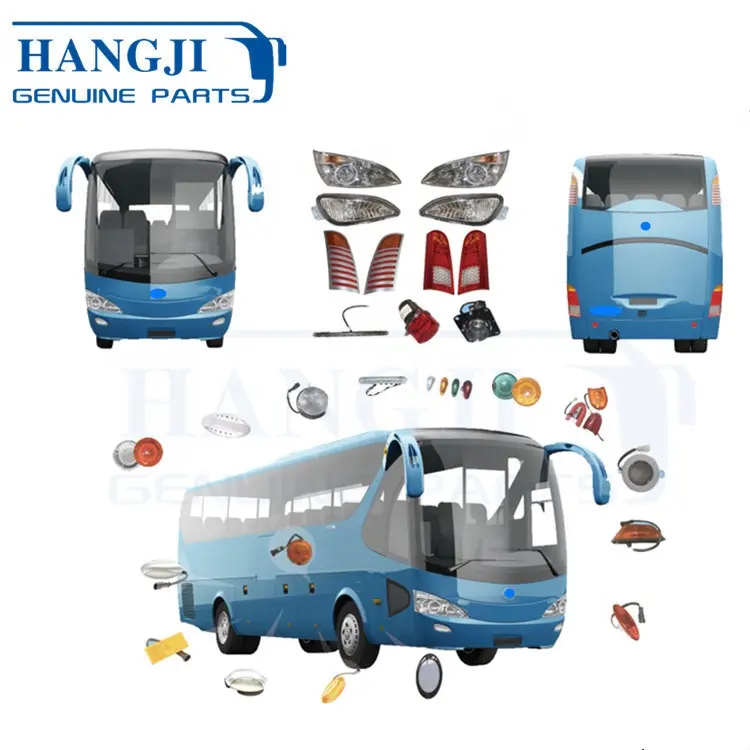 Guangzhou auto parts market ZK6129h spare parts bus lights and lamps for all kinds of Chinese buses