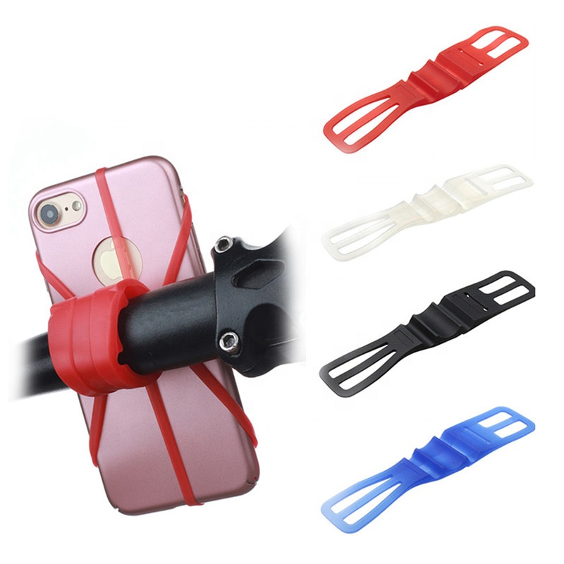 Handlebar Silicone Bicycle Smart Phones Stand Holder Bike Mobile Phone bandage Mobile phone straps