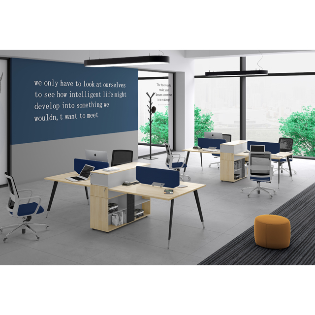 Office furniture office desks 4 seater modular office workstations
