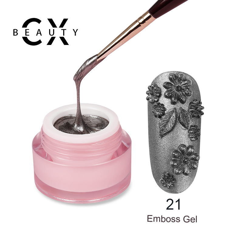 Caixuan Emboss Gel nail polish OEM/ODM private label soak off