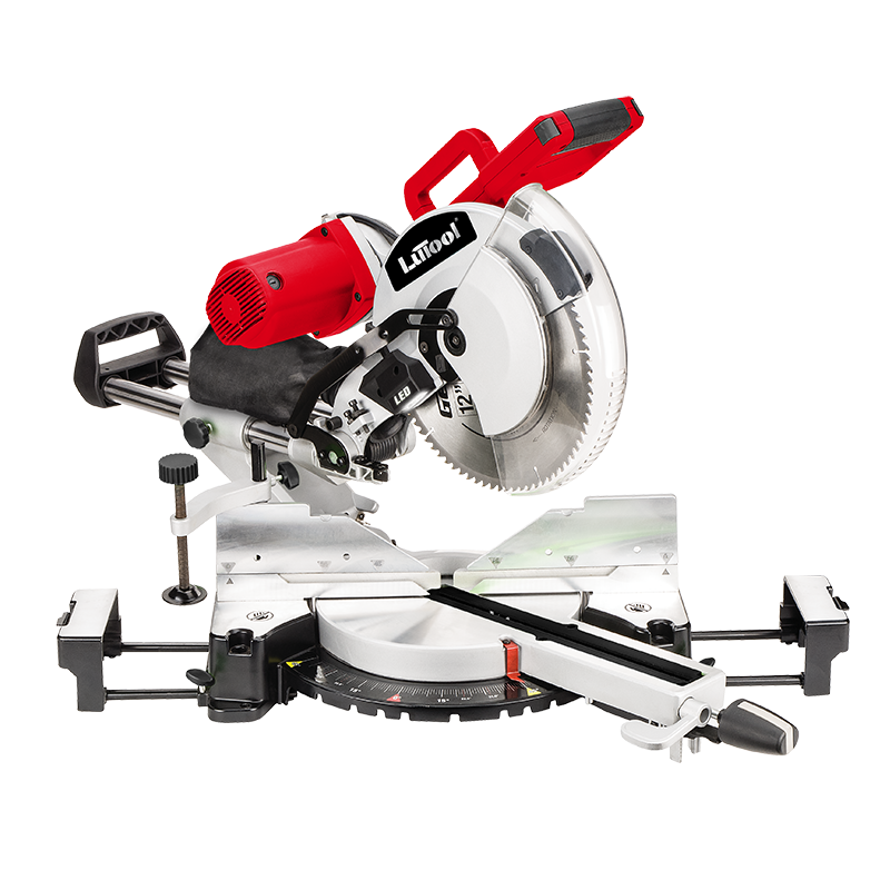 Профессиональная Проводная скользящая торцовочная пила LUTOOL M1 LT8H060 1600 Вт с лезвием 305 мм