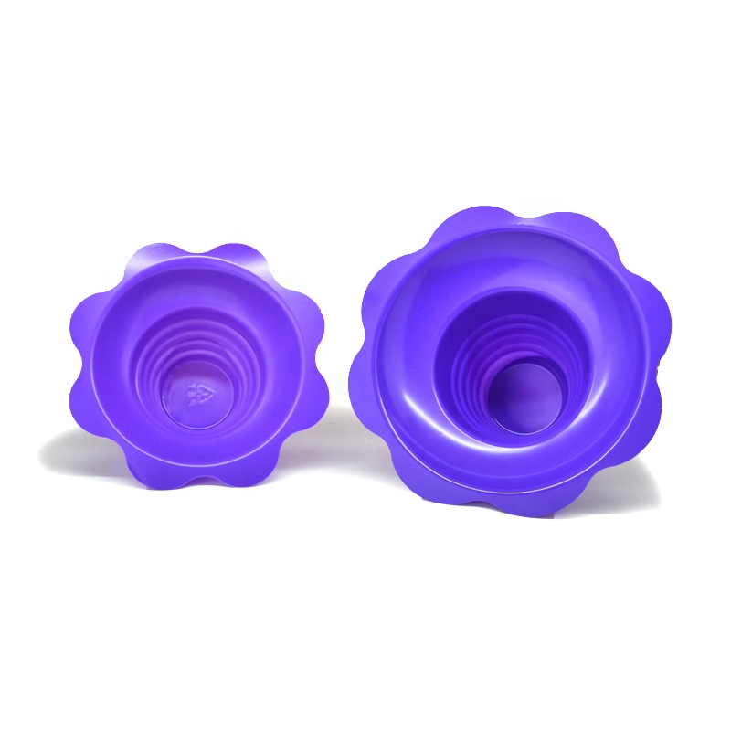 Cheap Price Colorful 4oz and 8oz Plastic Snow Cone Shave Ice Shave Ice Flower Plastic Cup