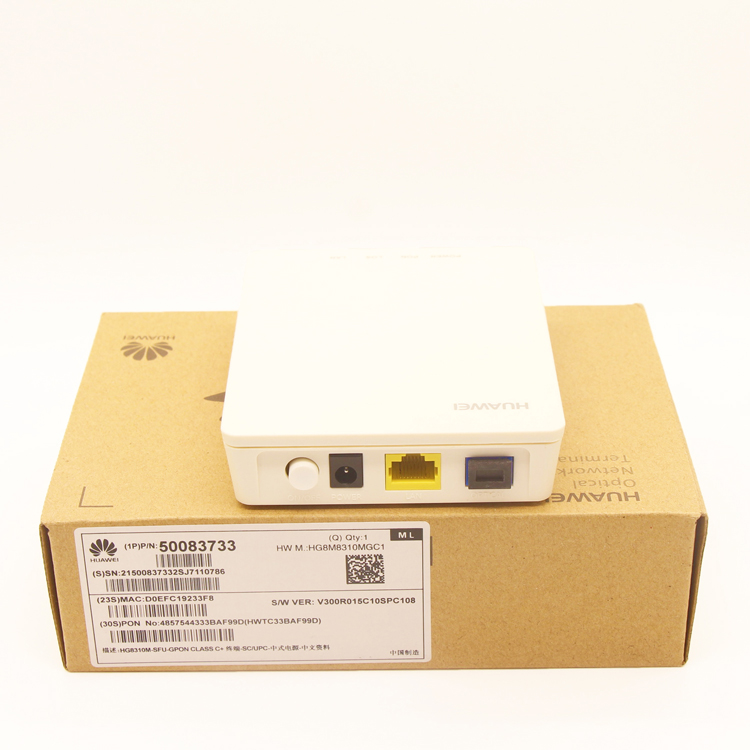 GPON Huawei HG8010 GE Однопортовый гигабитный порт Терминал EPON XPON FTTH ONT применим к режиму FTTH и английскому интерфейсу HG8310M