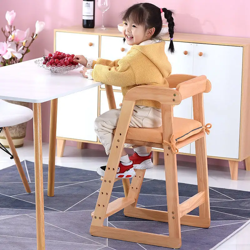 Wooden High Chair Baby Feeding Baby High Chair