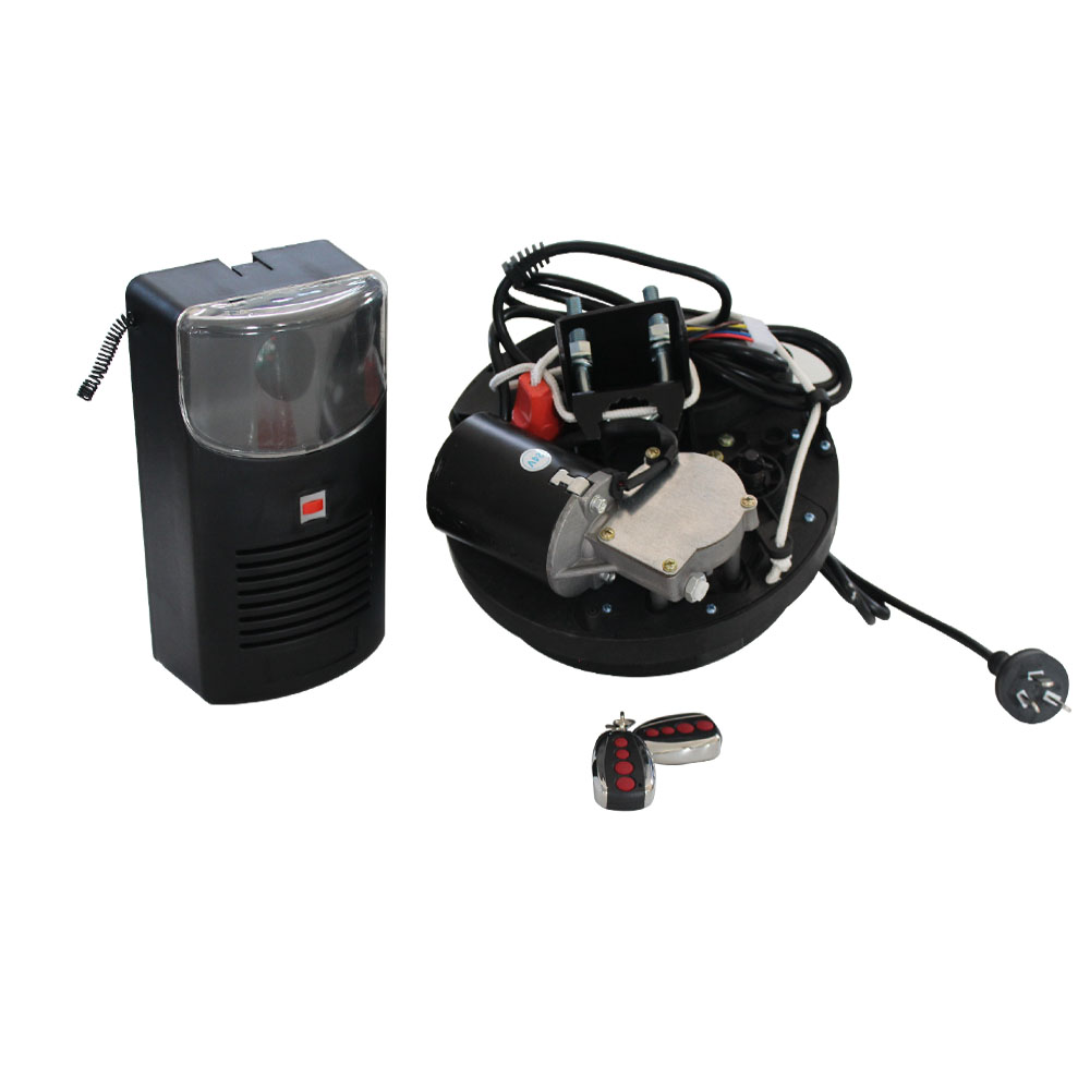 Steel easy lift roll up garage door opener