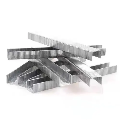 Kinds of Gun Nails 80 Series 8008 Staples Manufacturers Wholesale and Retail All Code Nail Steel Decorative Building Zinc-coated