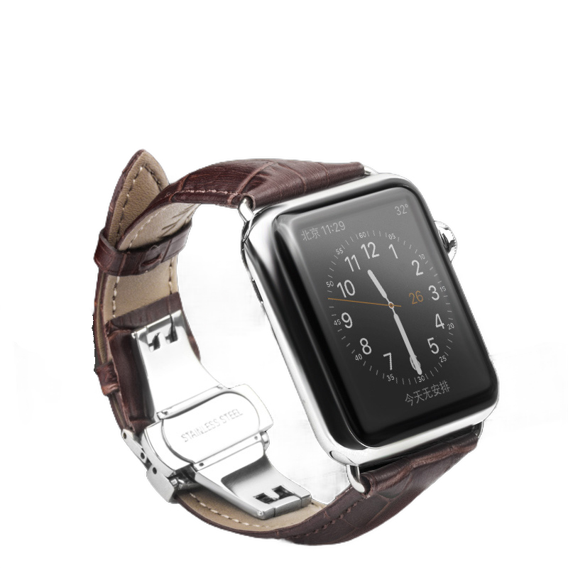 Ремешок из натуральной кожи для iwatch 1/2/3/4/5/6/se