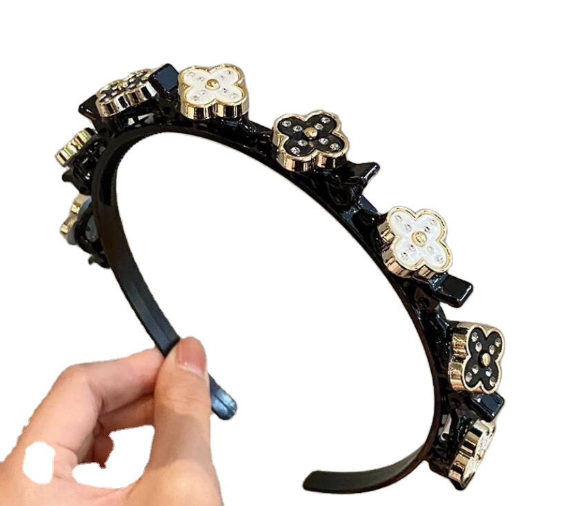 New online celebrity hairband broken hair finishing bangs weaving hairpin headdress women