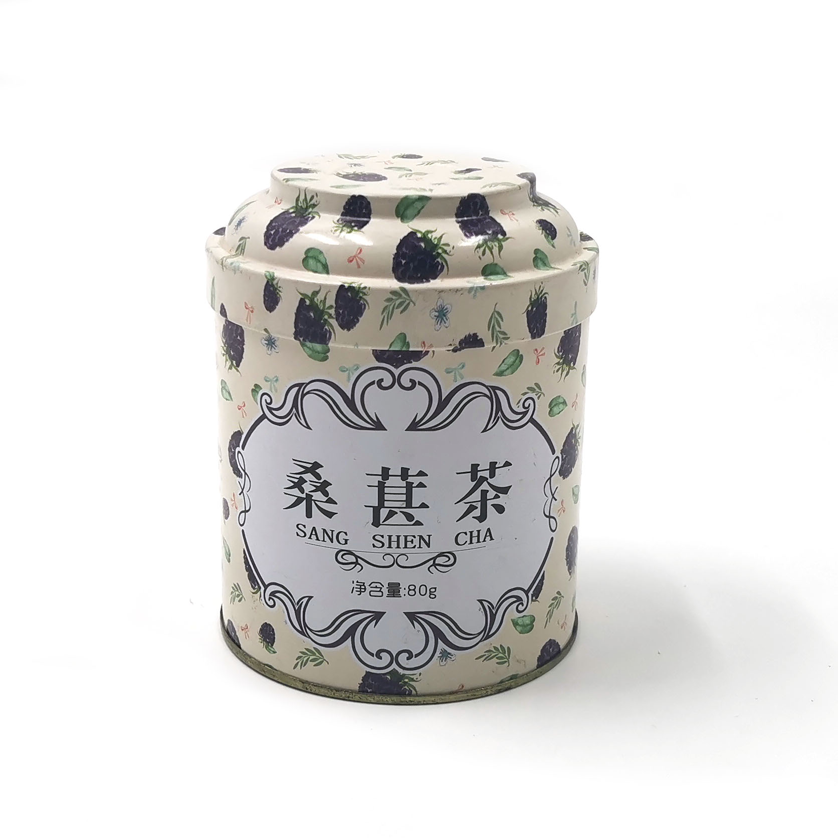 Custom Tinplate Metal Can Tin Print Storage Tea Canister Packing With Lid Metal Food