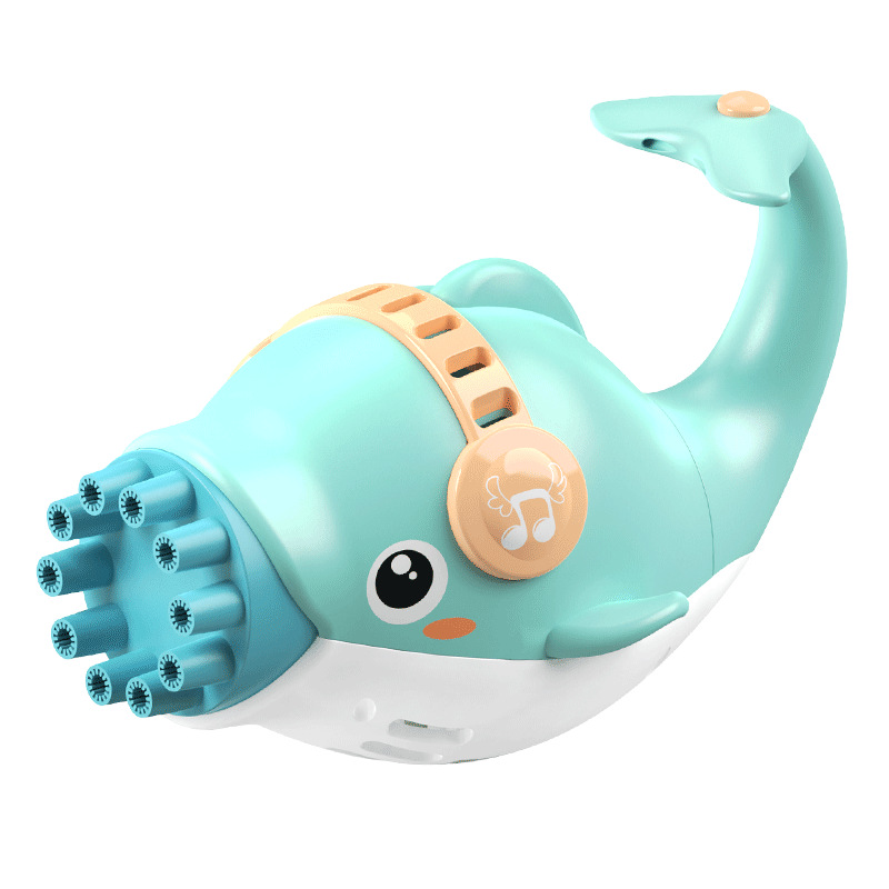 Children's Outdoor ABS Electric Dolphins Bubble Gun Toys