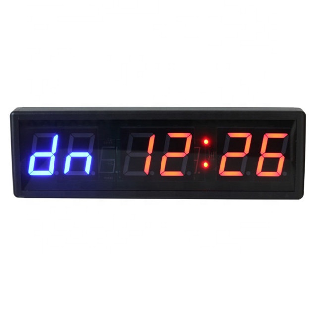 Multifunction 6 Digit Fitness Interval Gym Training Portable Workout Timer with Remote Control