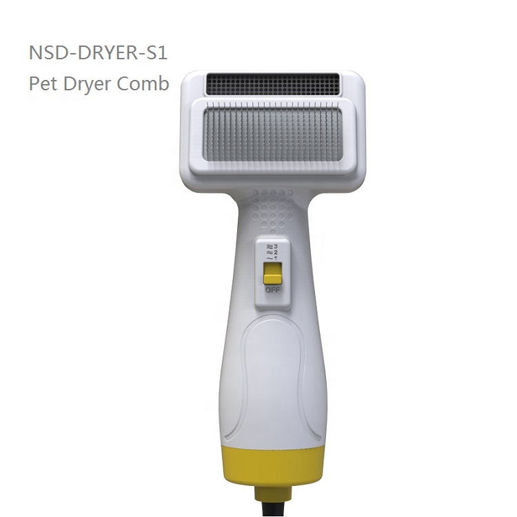 Adjustable Pet Hair Grooming Dryer Comb with Slicker Brush