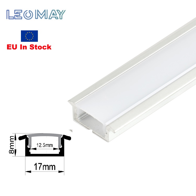 EU Warehouse ZhongShan Supplier Customizable Channel Light Strip Hanging Mounting Alu Aluminium Led Profiles