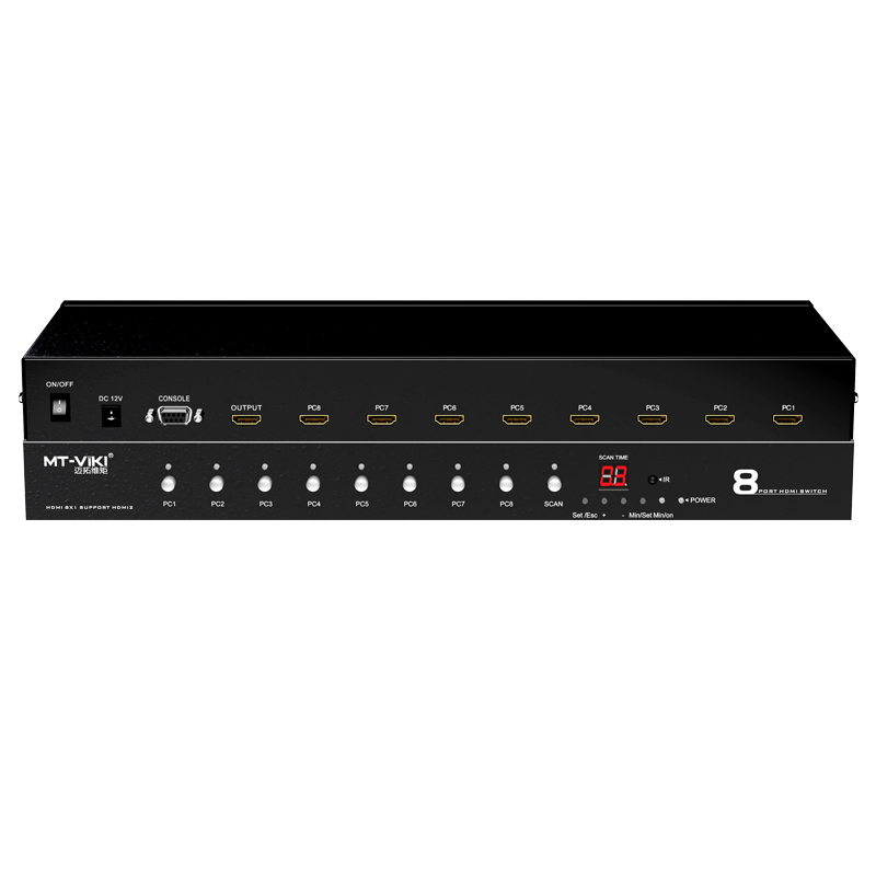 MT-ViKI 4K HDMI автоматический переключатель 8 в 1 из RS232 ИК-пульт дистанционного управления HDMI переключатель с пультом дистанционного управления