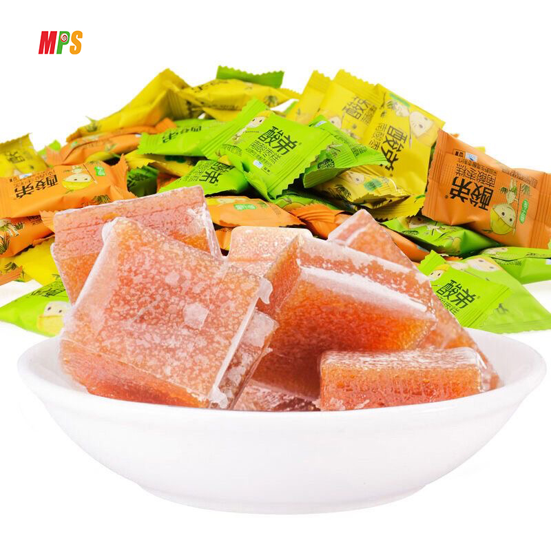 Оптовая продажа закусок кислый Финиковый торт сладкий и кислый вкус хорошее желе конфеты Jujube торт