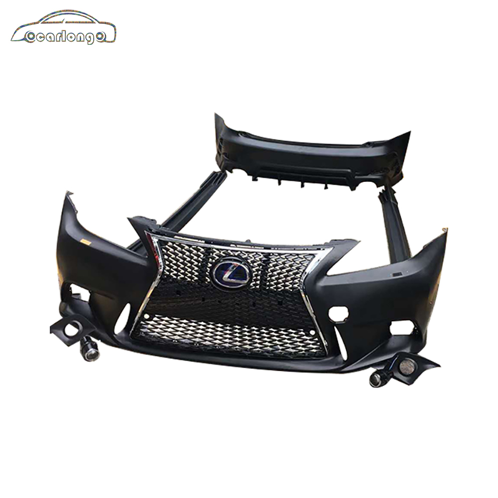 Car Body kits For LEXUS 06-12 IS250 IS300 IS350 Upgrade F-sport Style Front Bumper Rear Bumper Side skirts And Grille