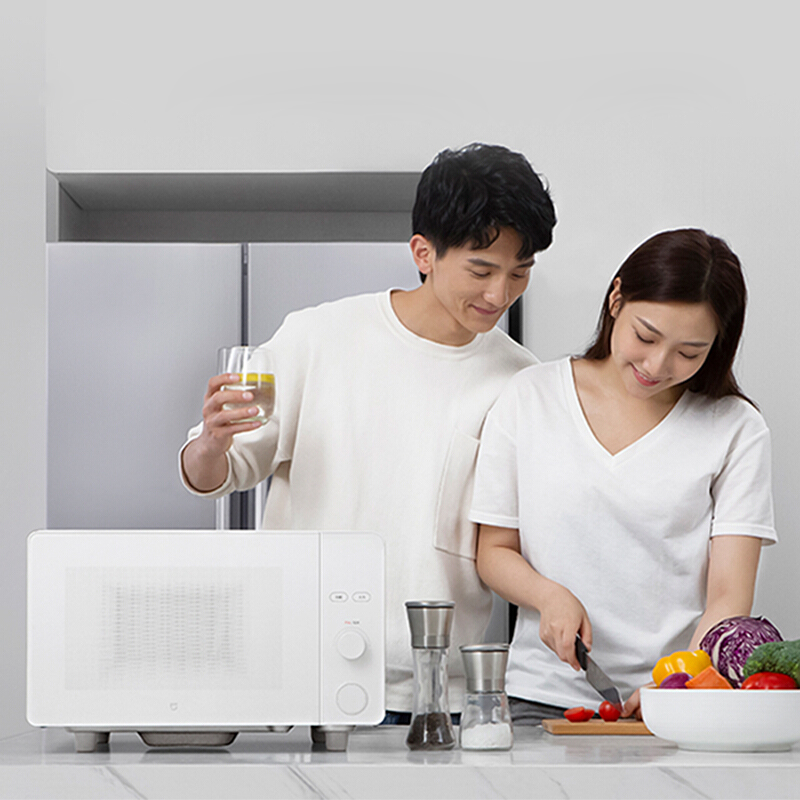 Оригинальный Xiaomi Smart микроволновая печь APP управление 20L емкость а-ля 60ые, ускоренный нагрев плита 220V 700W микроволновой печи