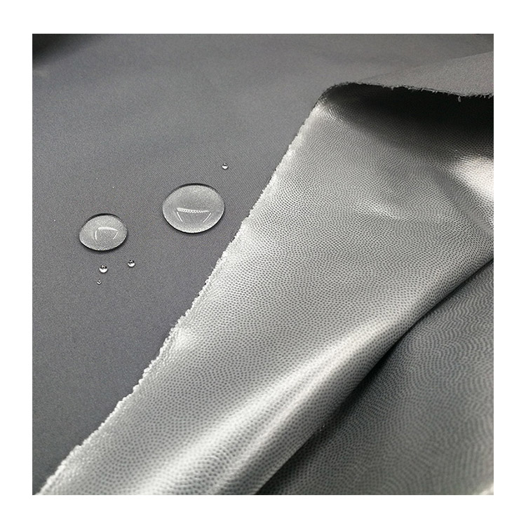 polyester fabric for jacket 50D spandex plain ISO TPU 3000/3000 waterproof down proof