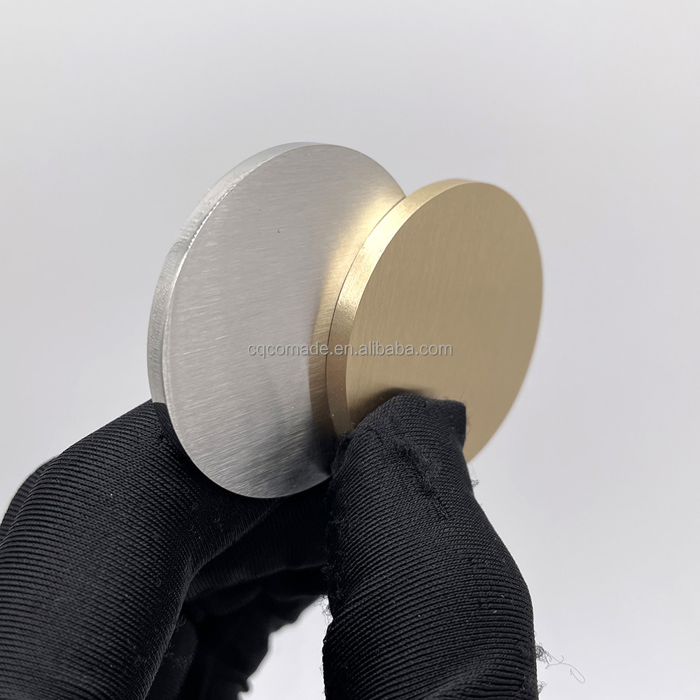 3 mm thick 40 mm diameter Brushed Titanium steel blank coin Brass blank metal coin