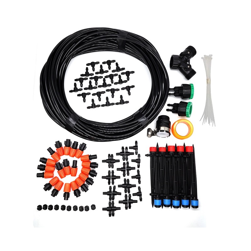 Hot Sell Garden Farm Plant Plastic Watering Irrigation System Automatic Spray Drip Irrigation Kit