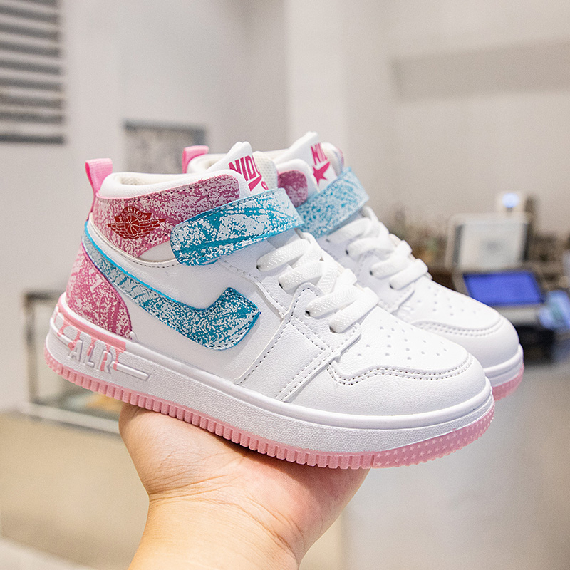 2021 high top outdoor sport basketball shoes shoes for kids sepatu basket sepatu untuk anak-anak