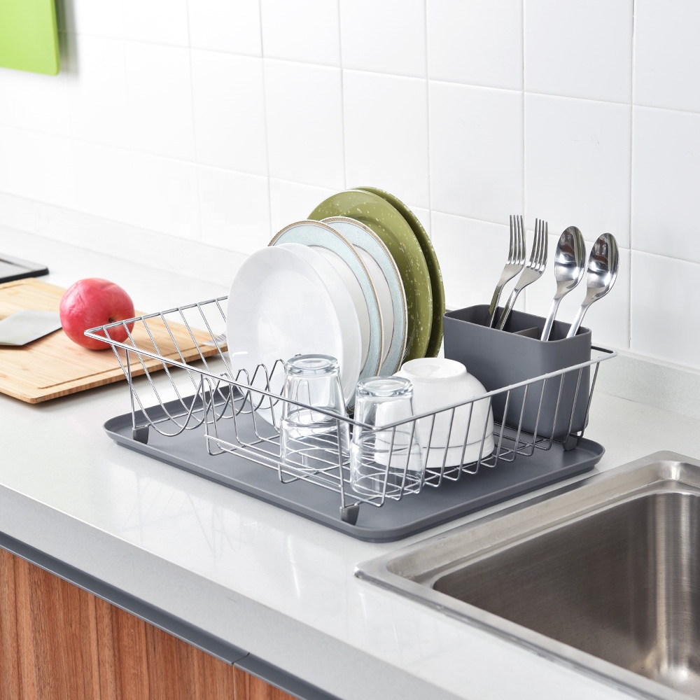 Wholesale Household Storage Kitchen Organization Kitchen Racks and Holders Dish Rack Drying Rack Dish Organizer