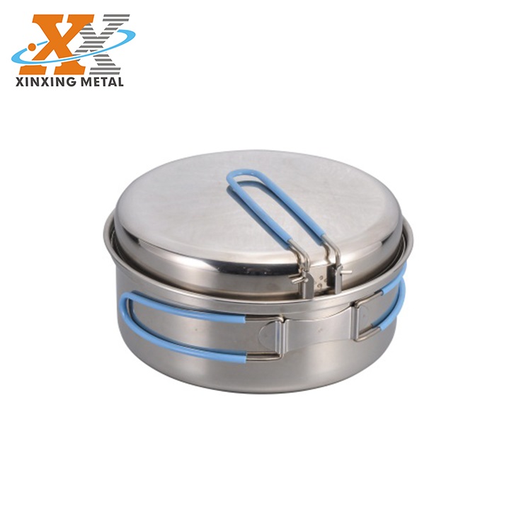 Hot Sale Outdoor Product 1 Person Stainless Steel Camping Cook Ware Set