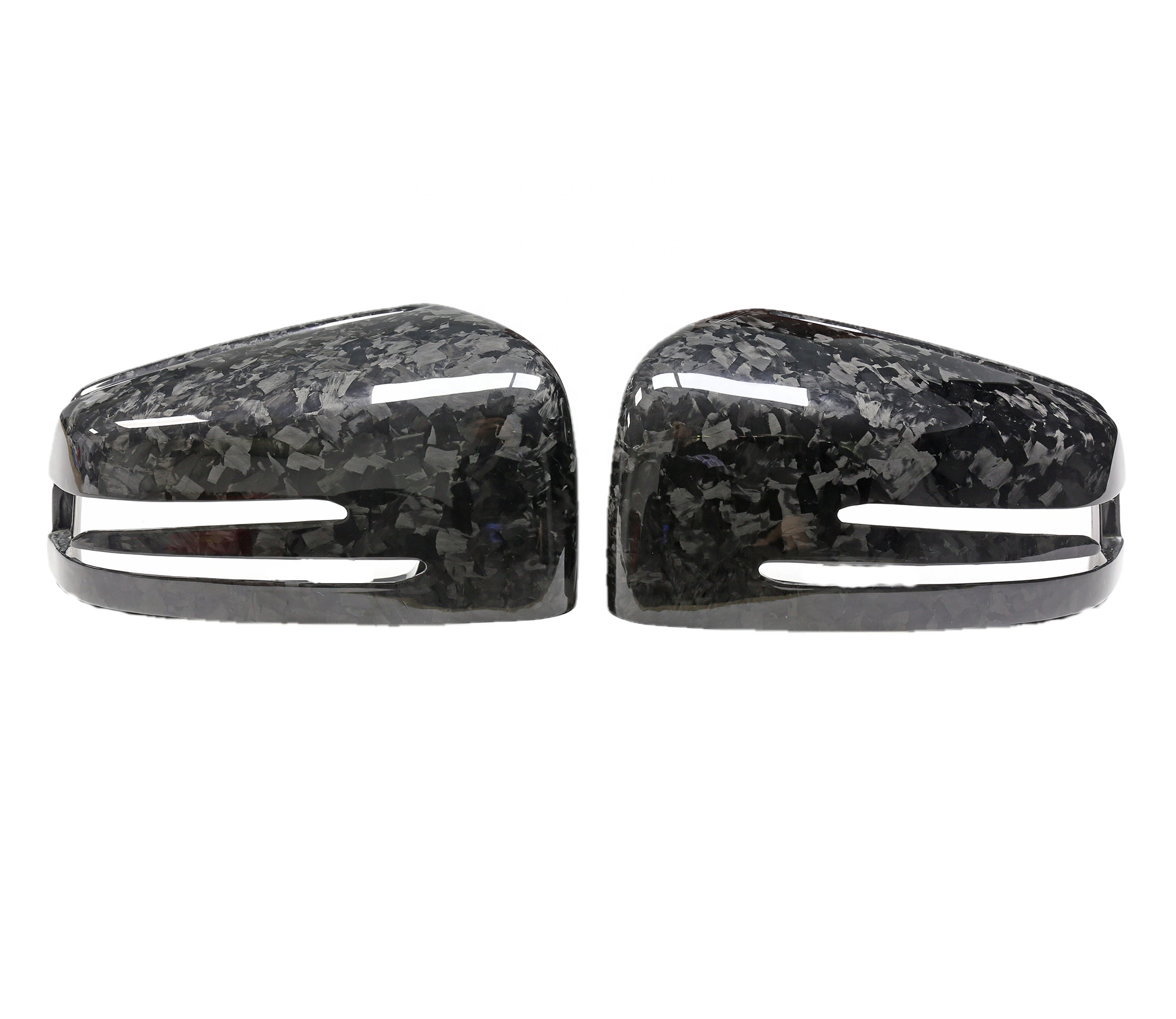 Ever-Carbon Racing ECR Replacement Type Dry Forged Carbon Mirror Cover For Mercedes Benz W204 GLA AMG 2015