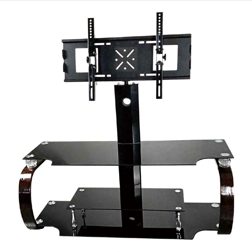Chian manufacturer direct sale durable modern living room TV furniture tempered glass TV stand