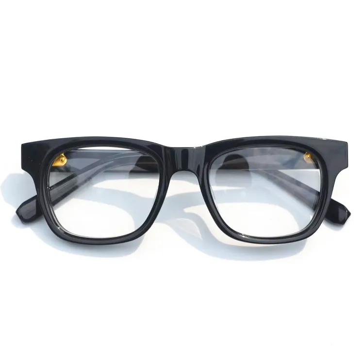Оптовая продажа, качественные ацетатные мужские и женские модные очки с защитой от синего света, оптические простые считыватели, квадратные толстые очки