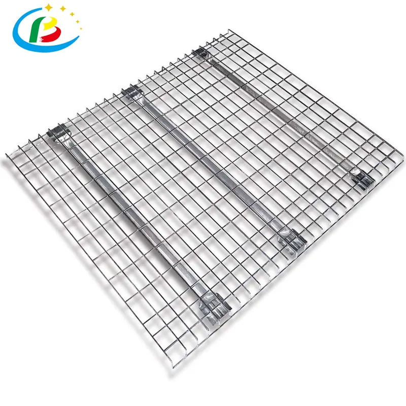 Welded Grid Decking Stackable Storage Wire Mesh Steel Pallet Rack Decking Panel Shelving Panels for Pallet Racking
