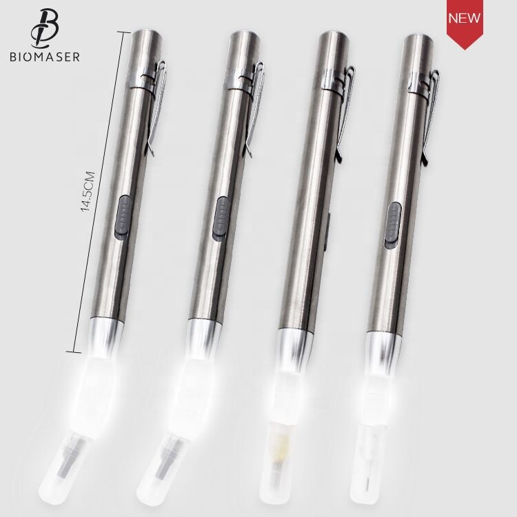 BMX permanent makeup portable disposable microblaidng needle rechargeable light microblading pen kit with microblading head