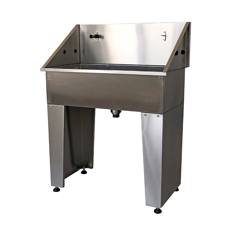 Antiseptic Stainless Steel Freestanding Vet Pet Spa Bathtub Animal Massage Tub YSBTS-85