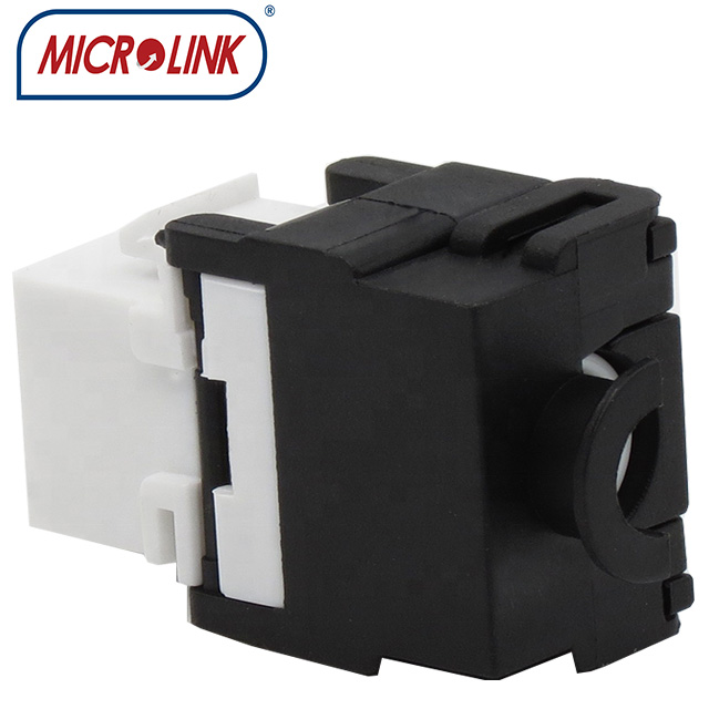 UTP Cat6 Rj45 keystone jack 180 degree CAT6A non-shielded tool-free modular jack female connector