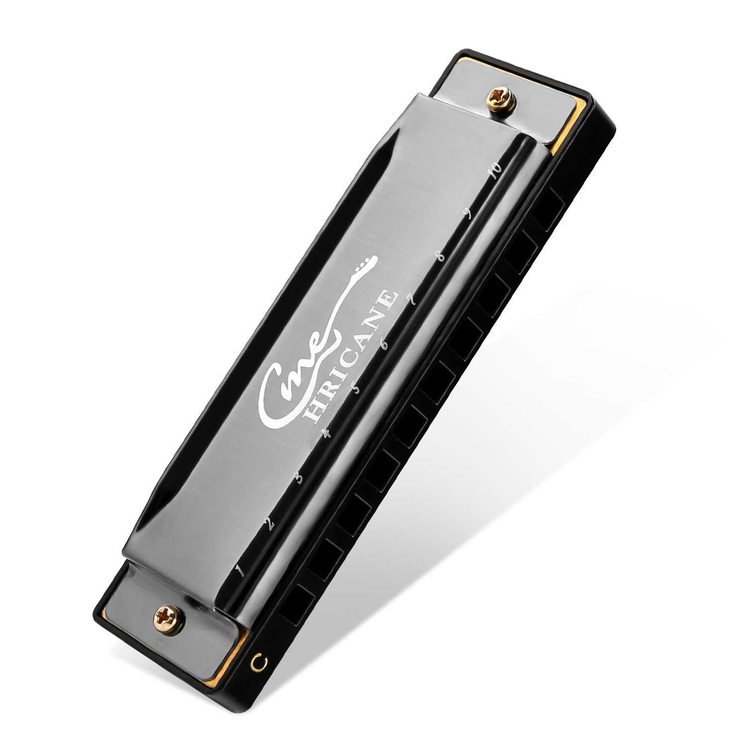 cheap quality OEM 10 hole 40 tone musical instrument for harmonica