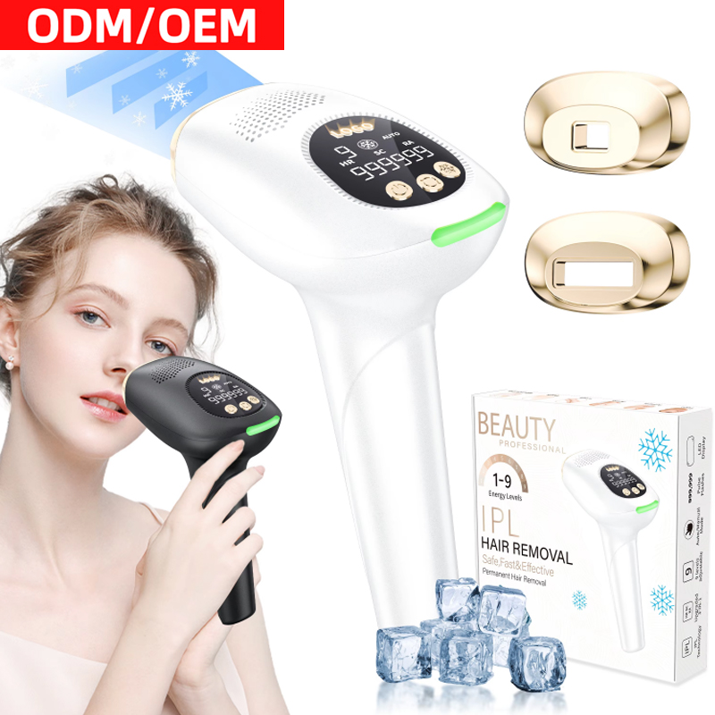 Wholesale Quartz Lamp Tube Ice Cooling Painless Acne Hair Removal Skin Rejuvenation Sapphire IPL Laser Hair Removal Device