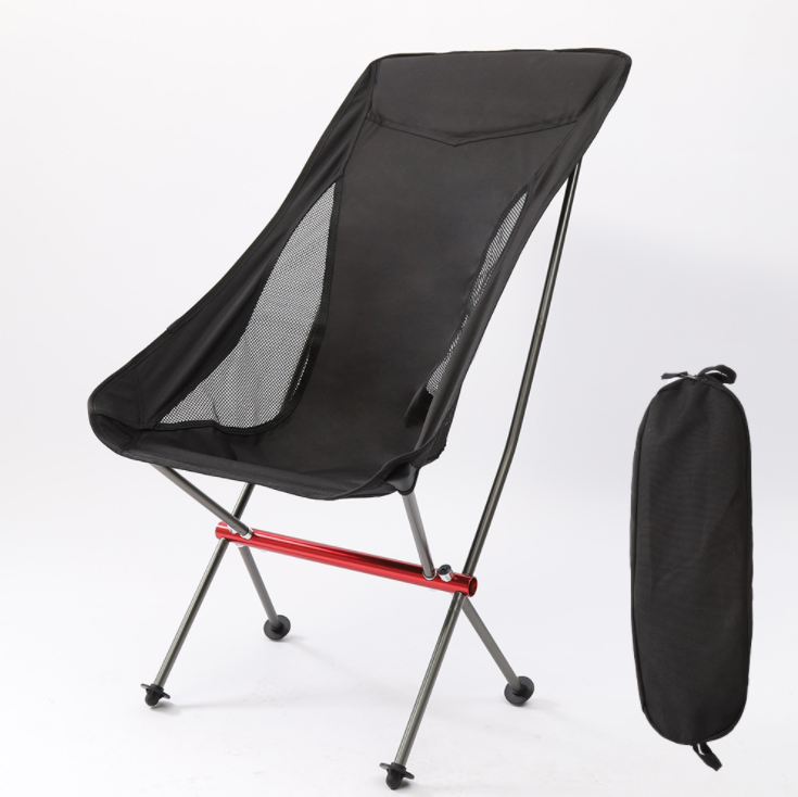 Customized Portable Outdoor Comfortable Lazy Folding Moon Chair