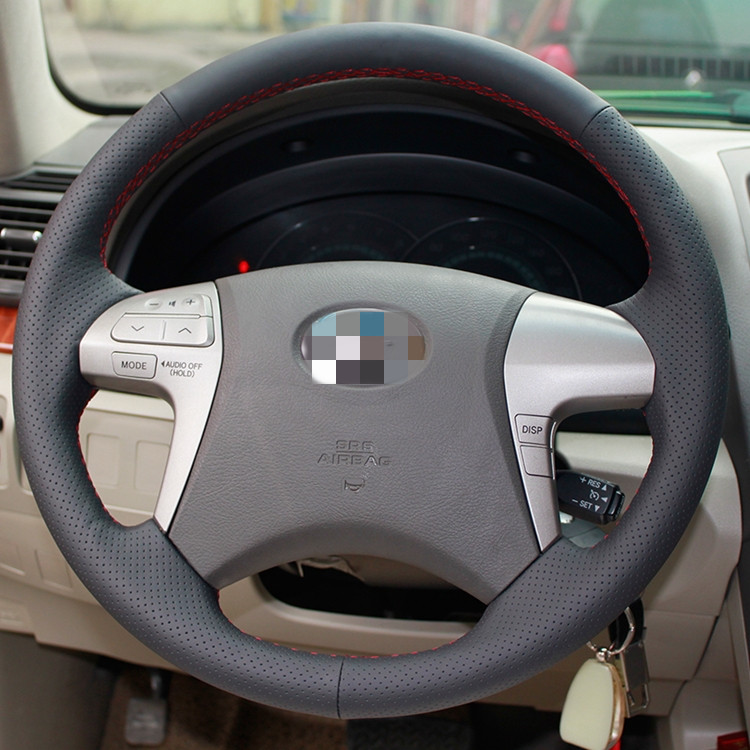 Чехол на руль из искусственной кожи для Toyota Fortuner 2011-2015 Hilux 2011 2012 2013 2014-2015