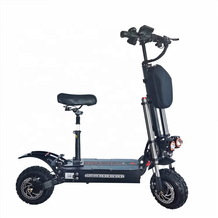 Электрический скутер с сиденьем для взрослых Ce 60 в 5600 Вт Мотор E Scoter 11 дюймов