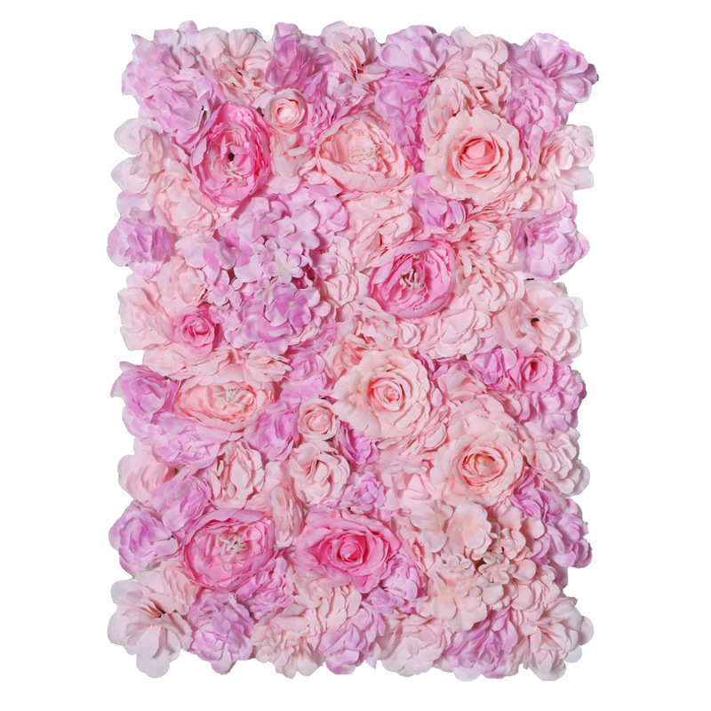 Colorful flower wall artificial wedding store background decoration and background props for indoor shooting