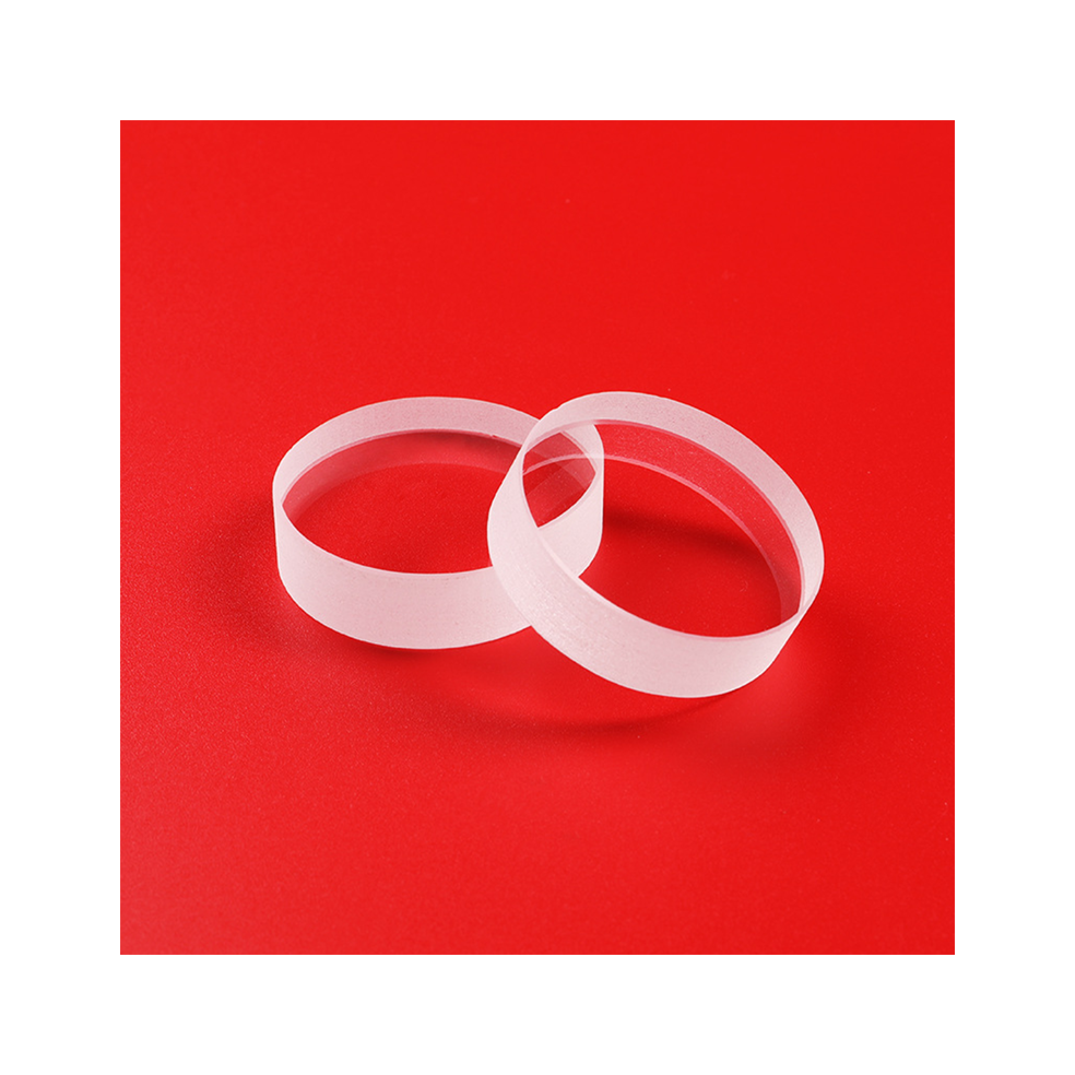 Customised Industry Optical Round Clear Transparent Glass Disc Quartz Slide