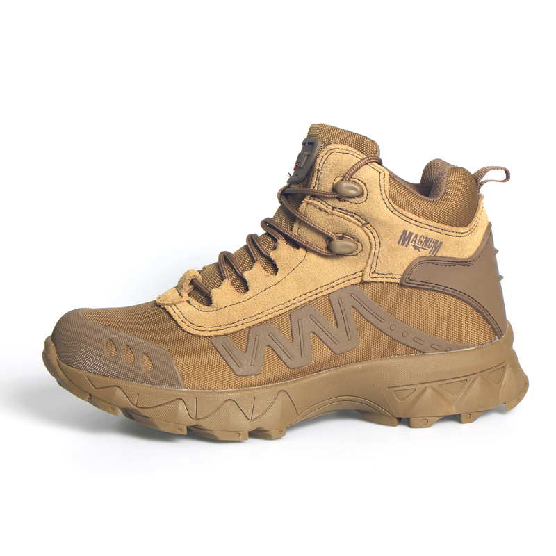 Black Color Outdoor Army Tactical Desert Combat Ankle Shoes Walking Hunting Men Combat American Military Boots