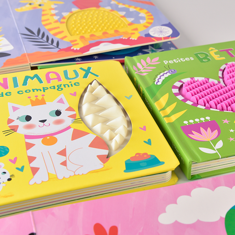 Best china kids board book Factory Price Personalized HARD COVER baby book touch and feel