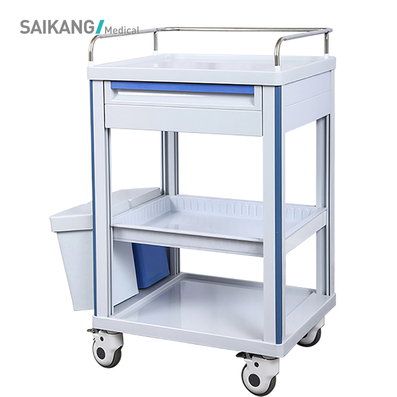 SKR-CT161 CE фабрика красивых медицинского лечения из АБС-пластика для кормления тележка