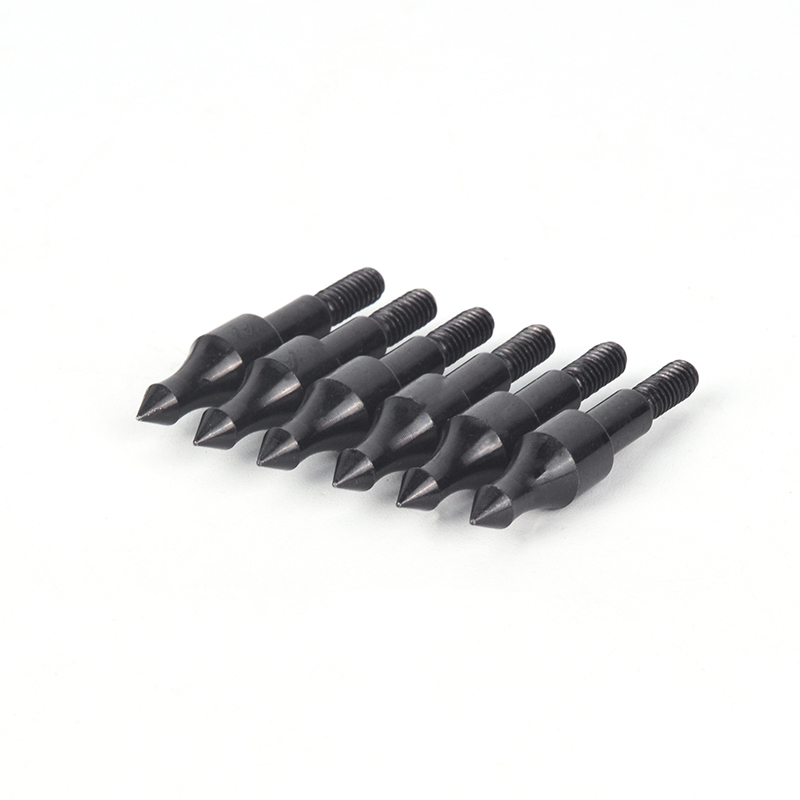 Good Quality Hunting Replaceable Carbon Steel Screw Metal Arrow Head Tip for Archery Field Points Arrow Tips