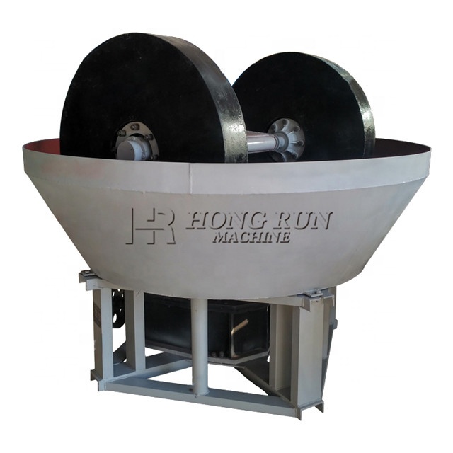 Low Price Wet Pan Mill Grinding Machine Gold Extraction Equipment Gold Ore Grinding Mills