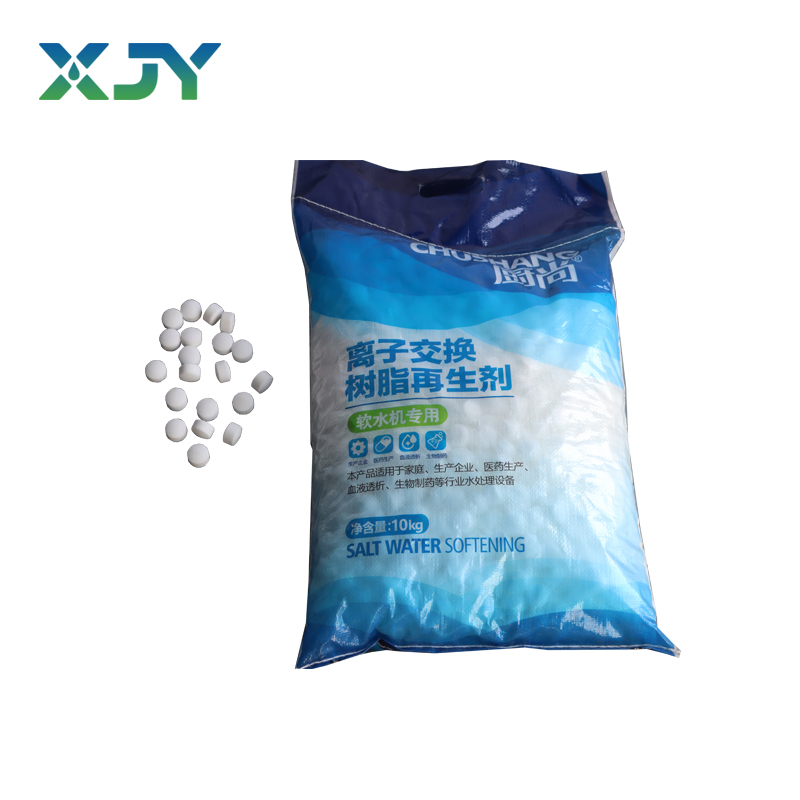 industrial boiler water softening treatment softener equipment salt tablets block filter