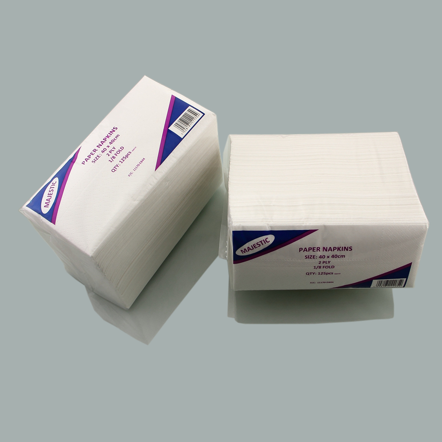 Premium paper dinner napkins Biodegradable dinner napkin Custom logo printing Virgin pulp Bamboo pulp Recycled pulp