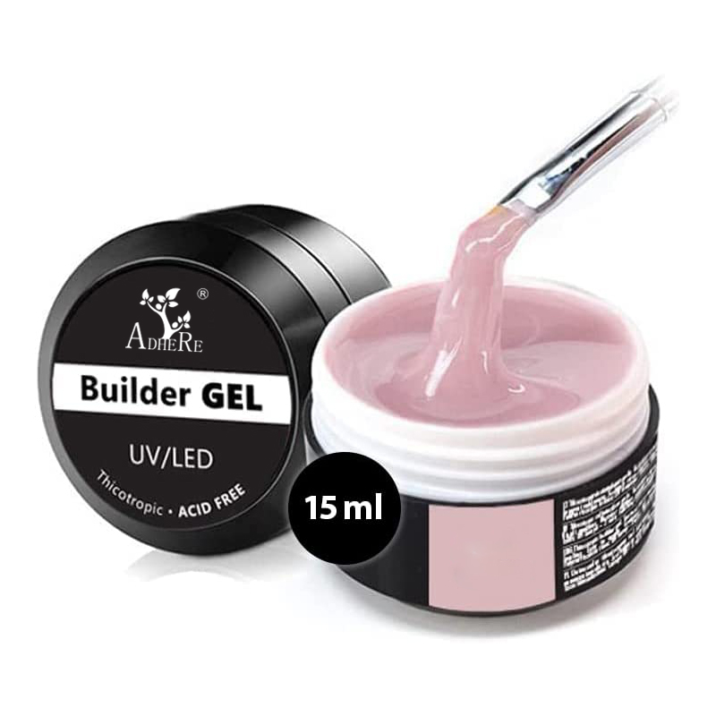 Quick Nail Builder без гема, 6 в 1 Builder, УФ-гель для наращивания ногтей, оптом 15 г, твердый гель, желе для ногтей