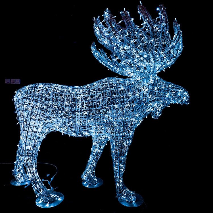deer light landscape lighting Christmas Halloween moose design 3D printing unique LED light customization reindeer